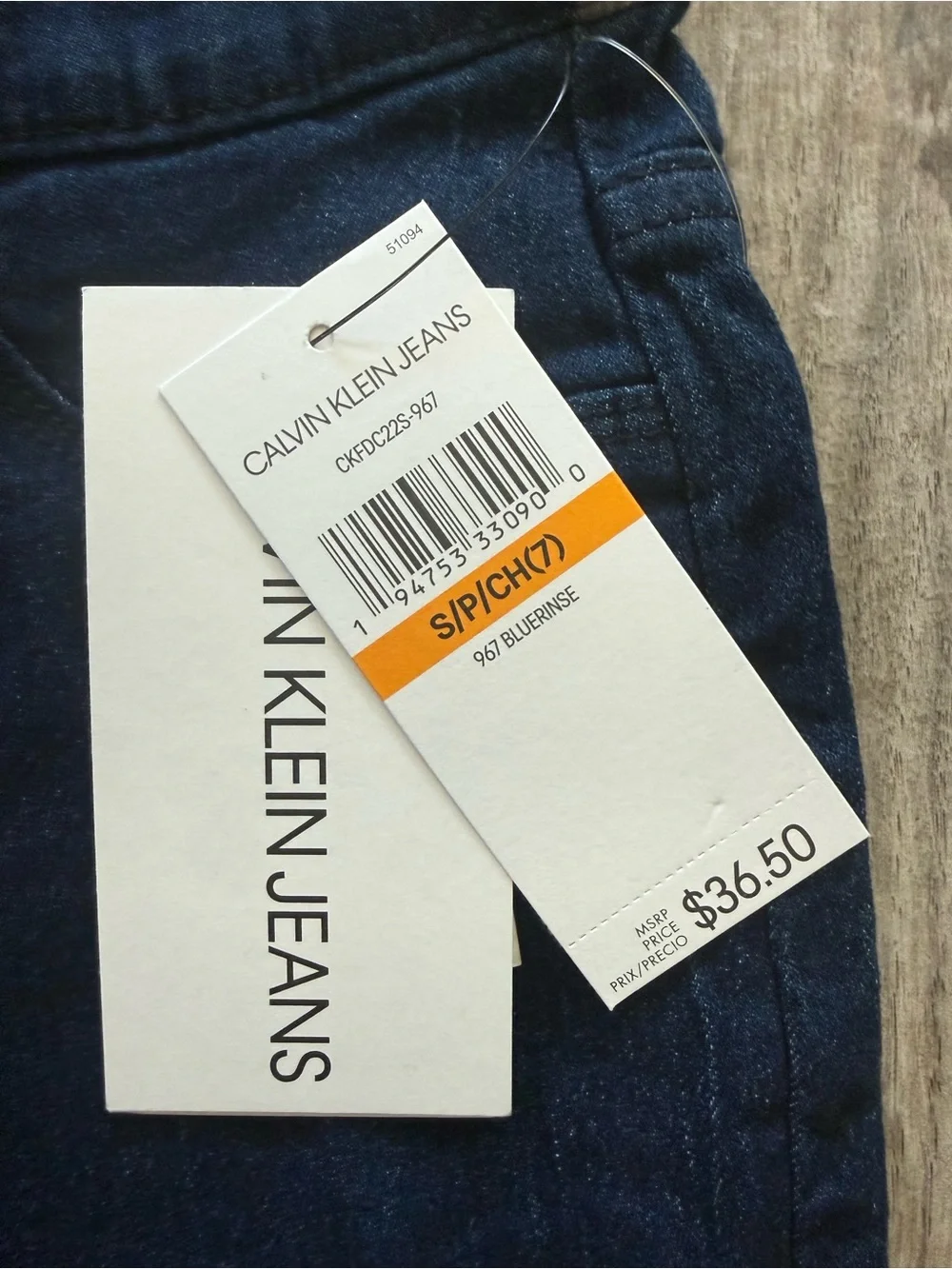Calvin Klein Jeans Dark Blue Girls' Jeggings with Tag